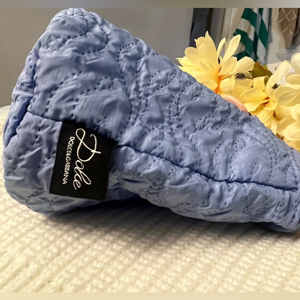 Dolce & Gabbana Light Blue Quilted Bag - Picture 5 of 6